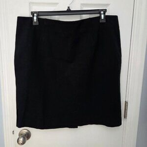 JJill Black knit skirt Petite XL